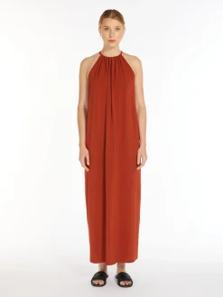 Abito lungo in jersey stretch