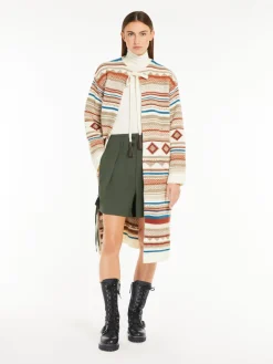 Bermuda in mista lana con coulisse