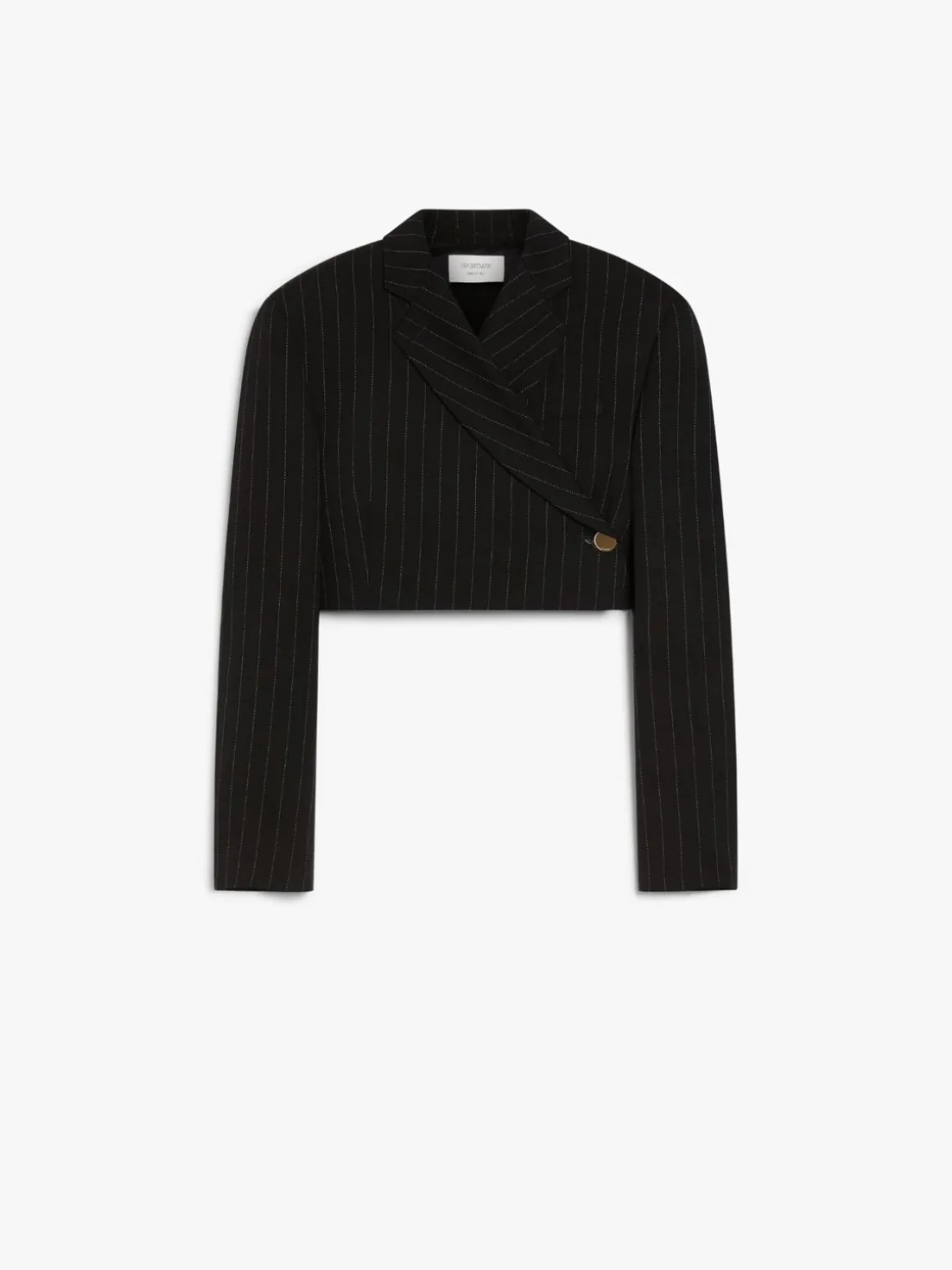 Blazer corto gessato