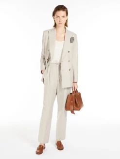 Blazer doppiopetto in cachemire