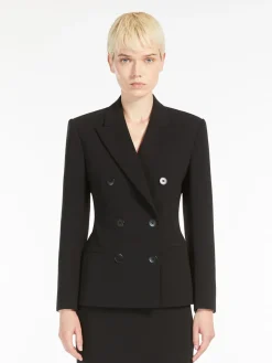 Blazer doppiopetto in cady