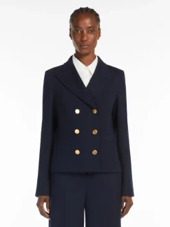 Blazer doppiopetto in jersey