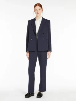 Blazer doppiopetto in jersey