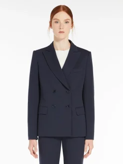 Blazer doppiopetto in jersey