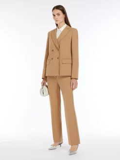 Blazer doppiopetto in jersey