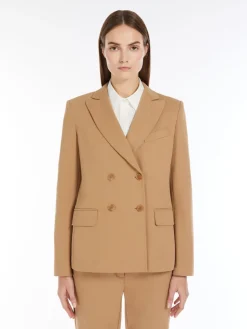 Blazer doppiopetto in jersey