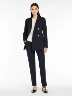 Blazer doppiopetto in jersey
