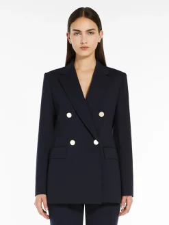 Blazer doppiopetto in jersey