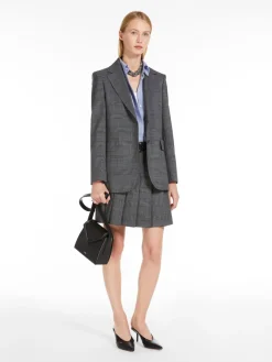 Blazer in batavia di lana
