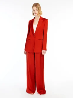 Blazer in enver satin