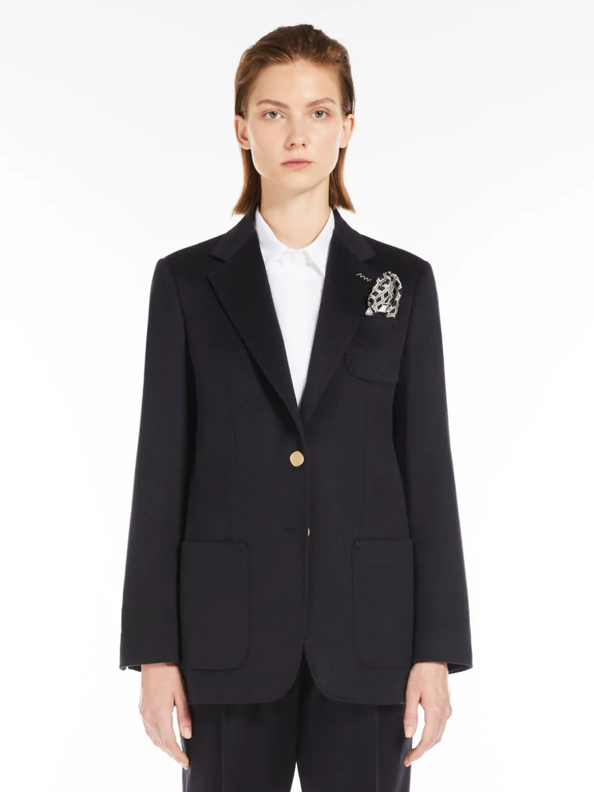 Blazer monopetto in cammello