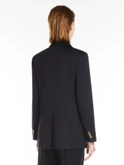 Blazer monopetto in cammello