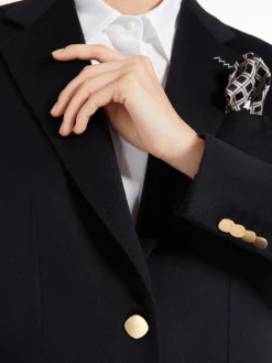 Blazer monopetto in cammello