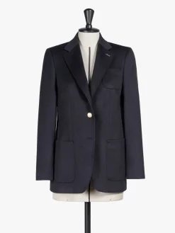 Blazer monopetto in cammello