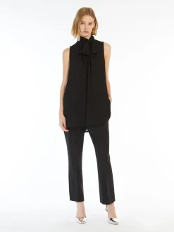 Blusa in georgette di seta