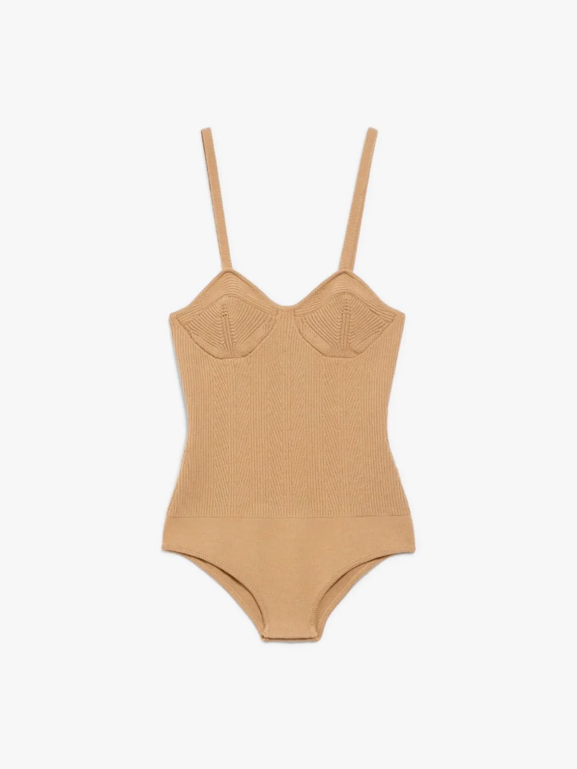 Body in maglia a coste