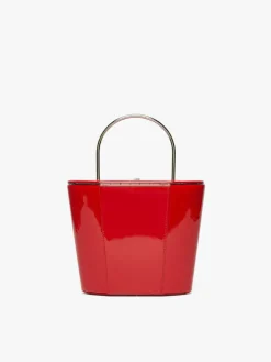 Borsa a secchiello in vernice