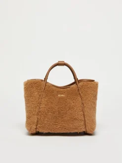 Borsa Marine extra small in tessuto Teddy