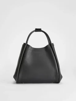 Borsa Marine medium in pelle liscia
