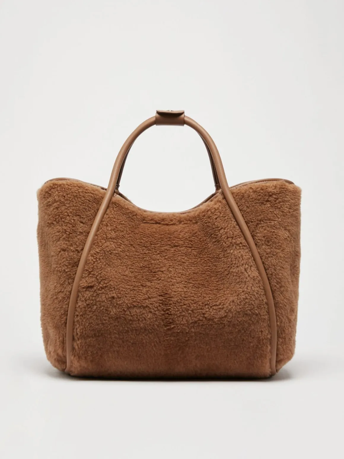 Borsa Marine medium in tessuto Teddy