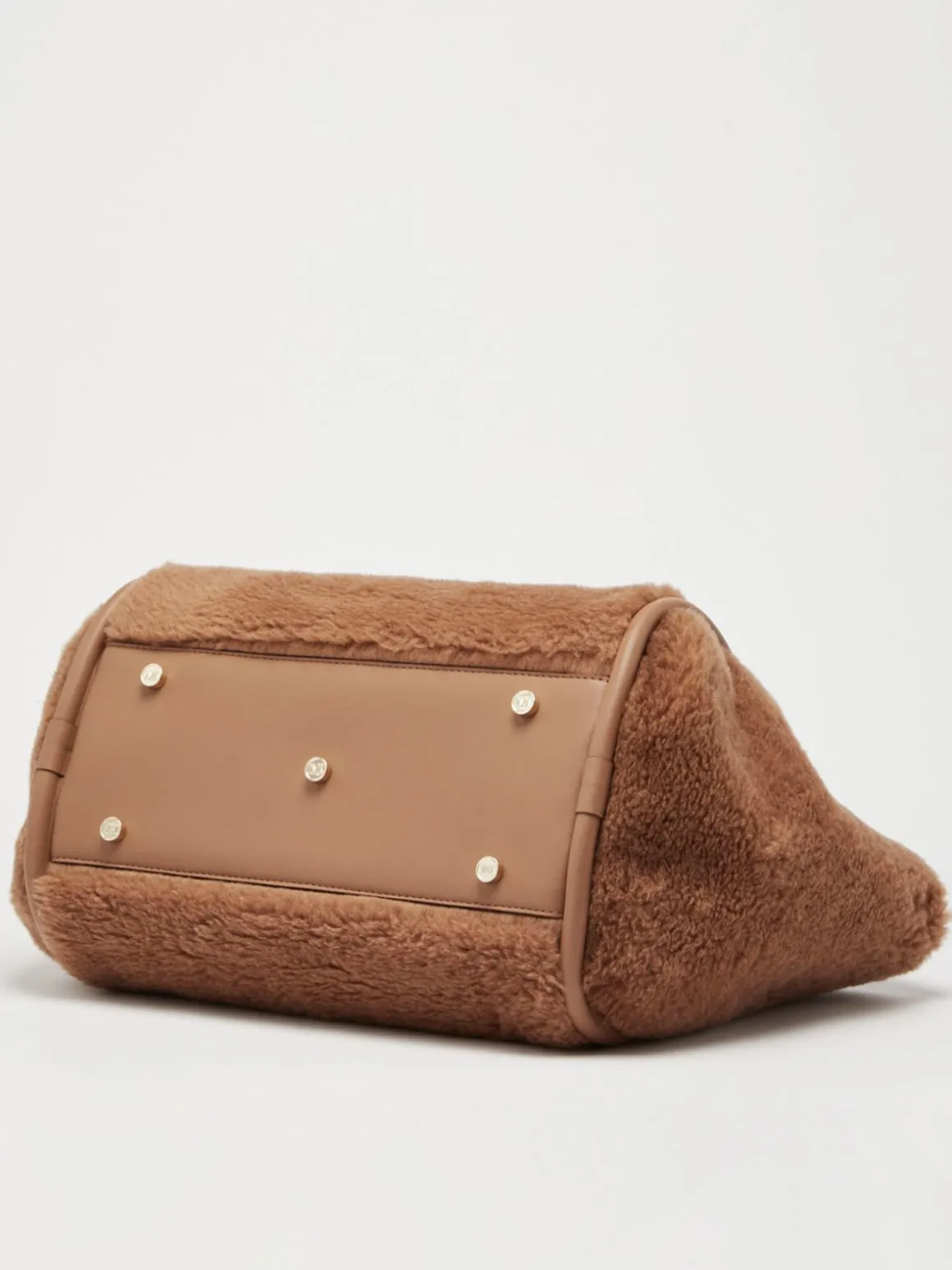 Borsa Marine medium in tessuto Teddy