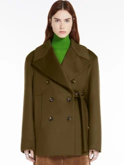 Caban oversize in misto lana