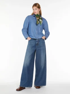 Camicia in denim di cotone