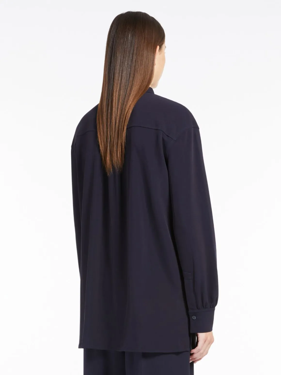 Camicia in jersey fluido