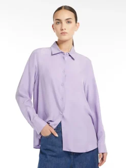 Camicia in seta lavata