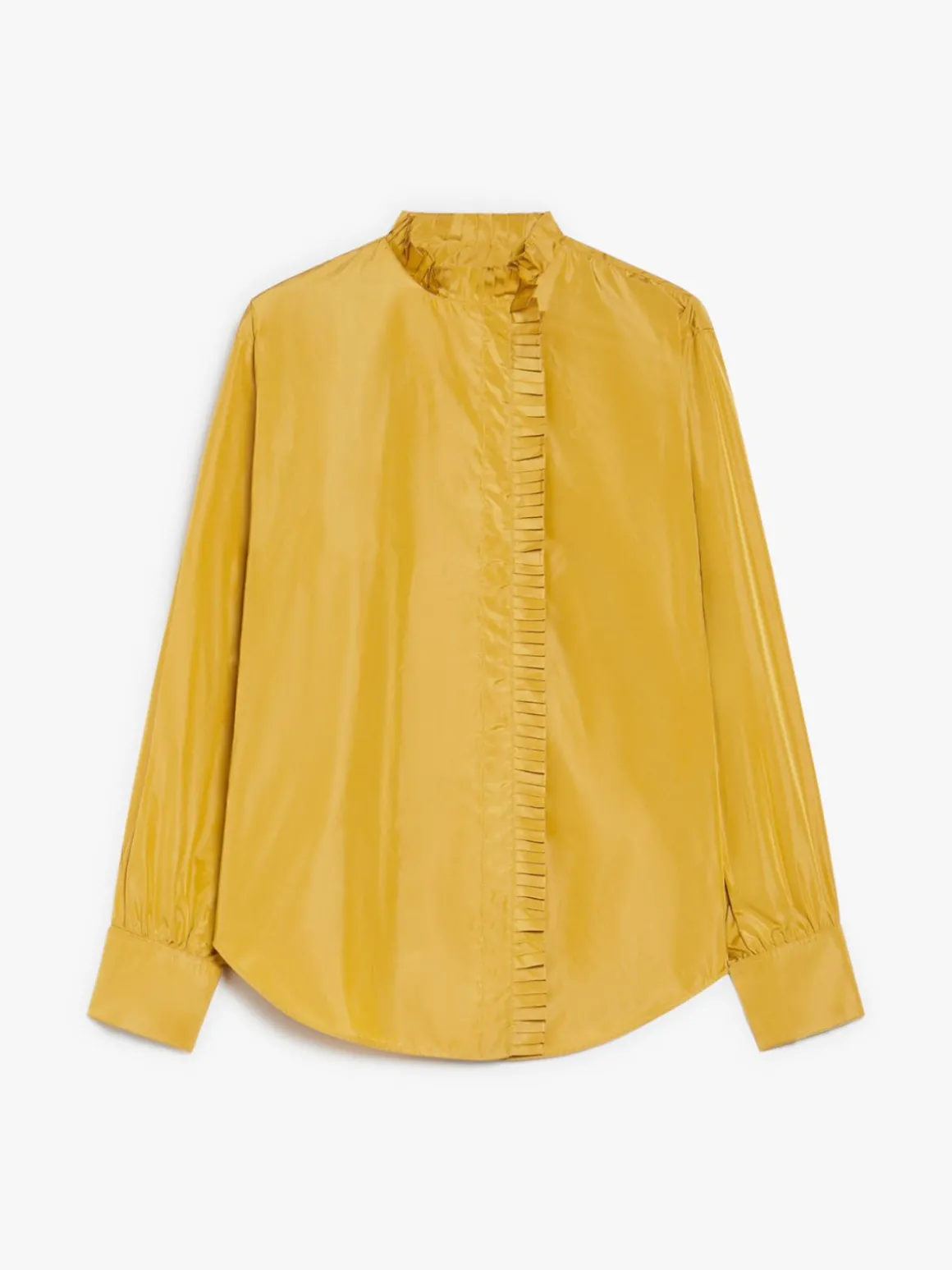 Camicia in taffetà di mista seta