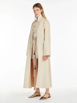 Cappotto a vestaglia in cammello