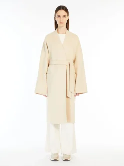 Cappotto a vestaglia in lana