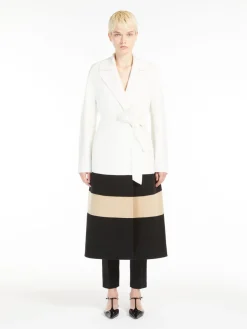 Cappotto a vestaglia in lana