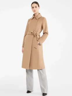 Cappotto a vestaglia in lana