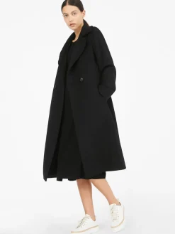 Cappotto a vestaglia in lana