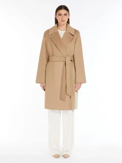 Cappotto a vestaglia in lana