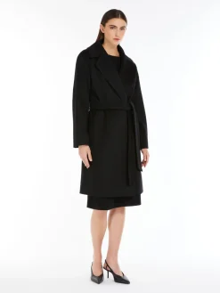 Cappotto a vestaglia in lana
