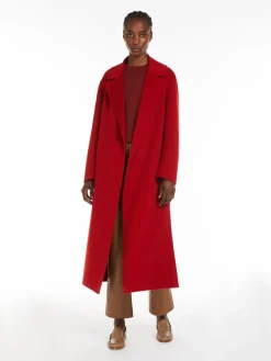 Cappotto a vestaglia in lana