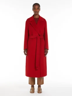 Cappotto a vestaglia in lana