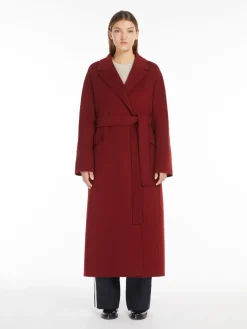 Cappotto a vestaglia in lana