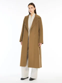 Cappotto a vestaglia in lana
