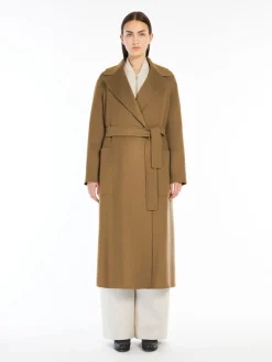 Cappotto a vestaglia in lana