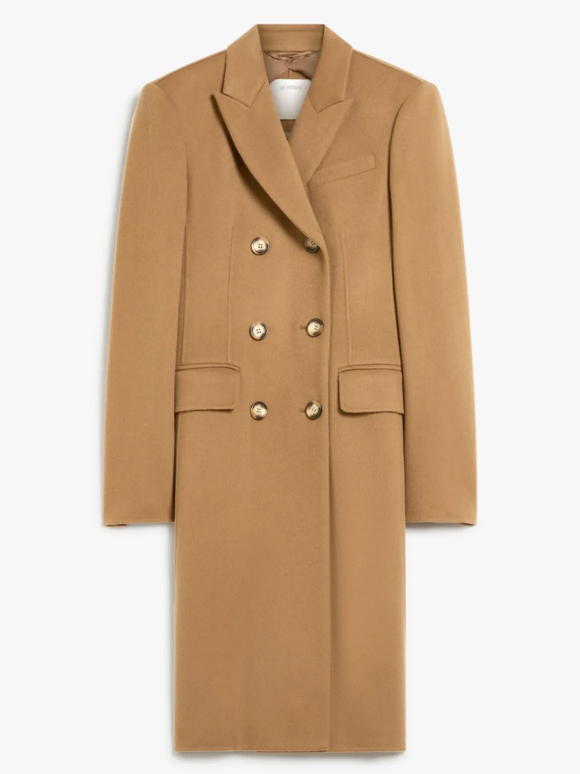 Cappotto aderente in lana