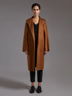 Cappotto cardigan in cachemire