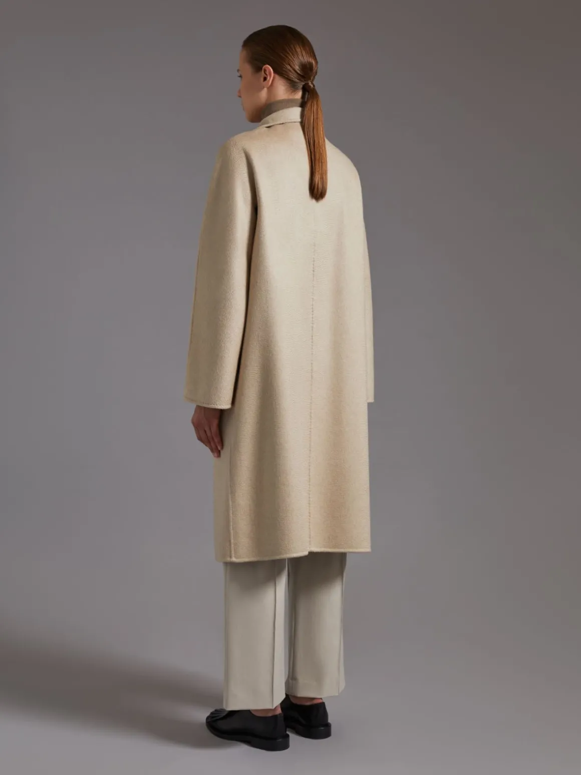 Cappotto cardigan in cachemire