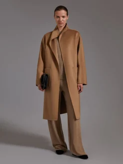 Cappotto cardigan in cachemire