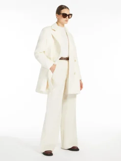 Cappotto in beaver di lana e cachemire