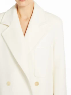 Cappotto in beaver di lana e cachemire