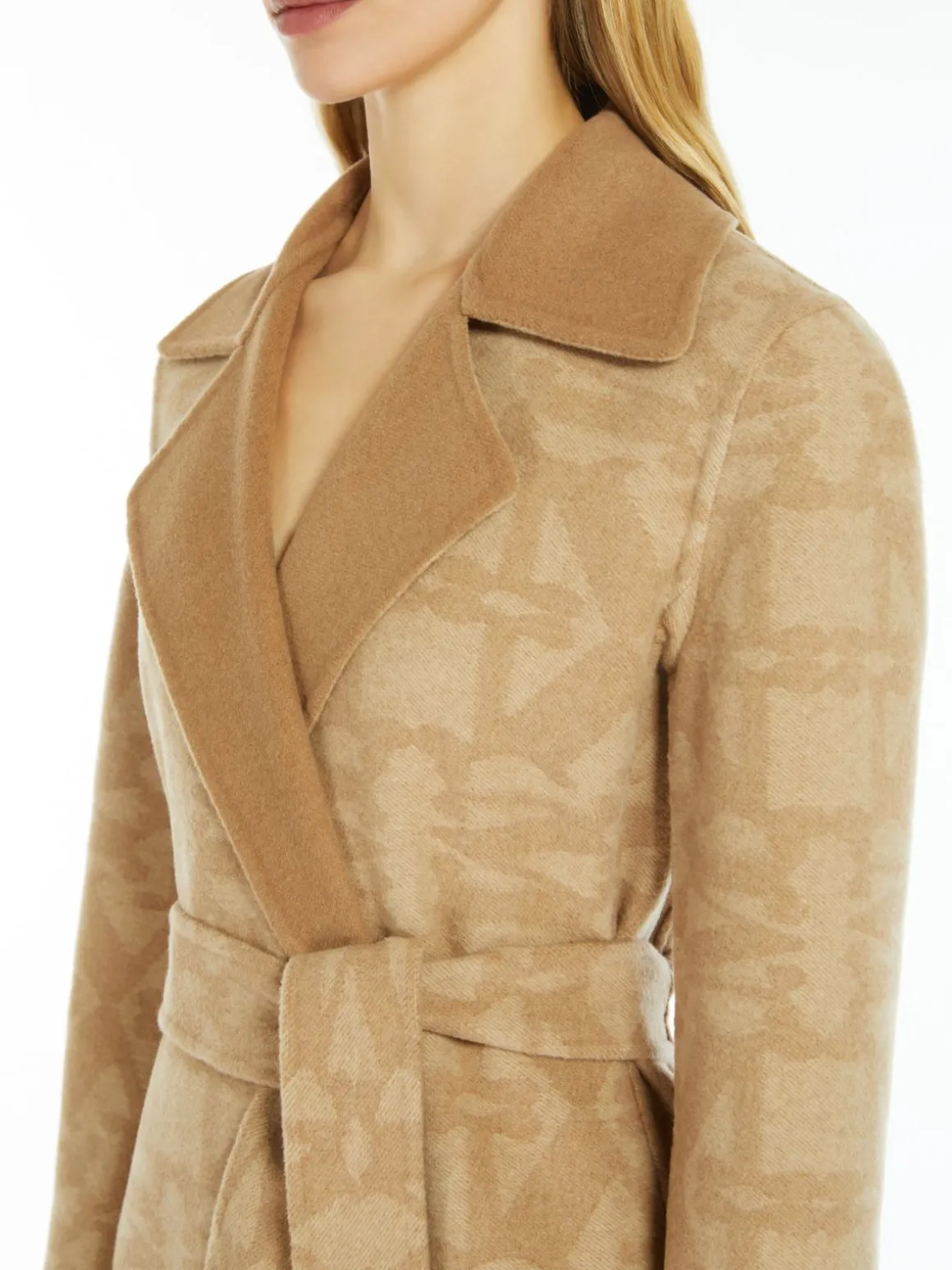 Cappotto reversibile in cammello