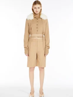 Cardigan con collo staccabile